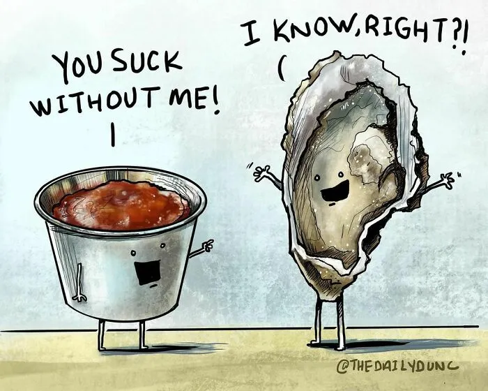 Oh, Shucks. 🦪 #thedailydunc #nationaloysterday