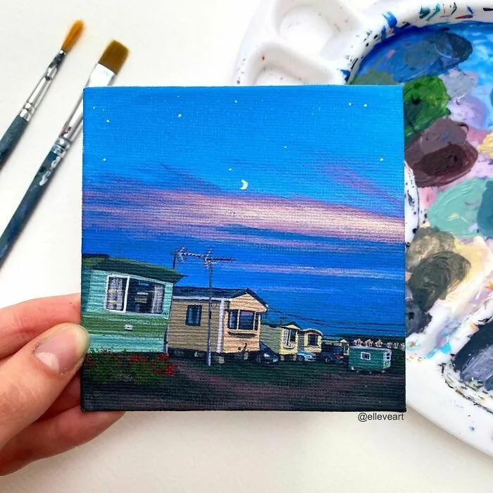 I Create Miniature Paintings Based On Memories And Moments From My Life, Here Are My Best 70 Works