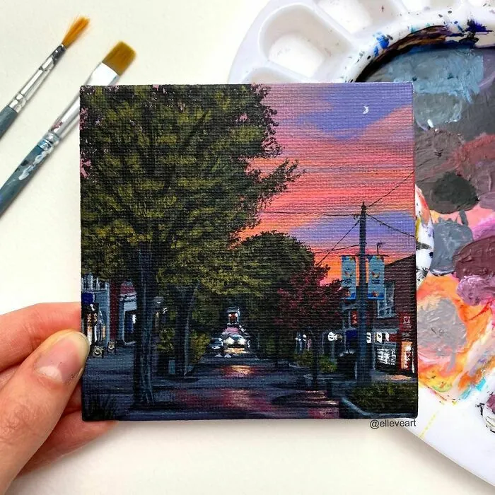 I Create Miniature Paintings Based On Memories And Moments From My Life, Here Are My Best 70 Works