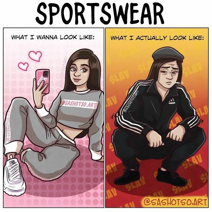 Relatable Girl Struggles Illustrated In 40 Comics By Sashotso Art (New Pics)