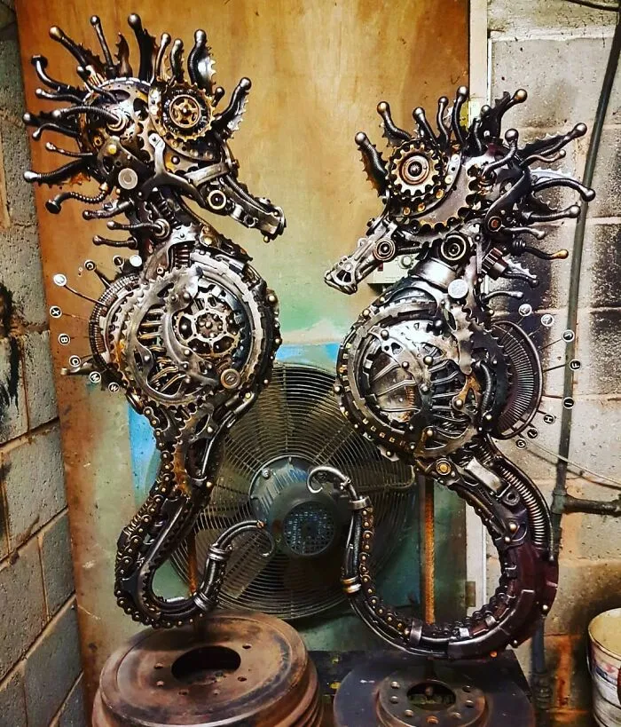56 Amazing Sculptures Made Out Of Scrap Metal By Alan Williams