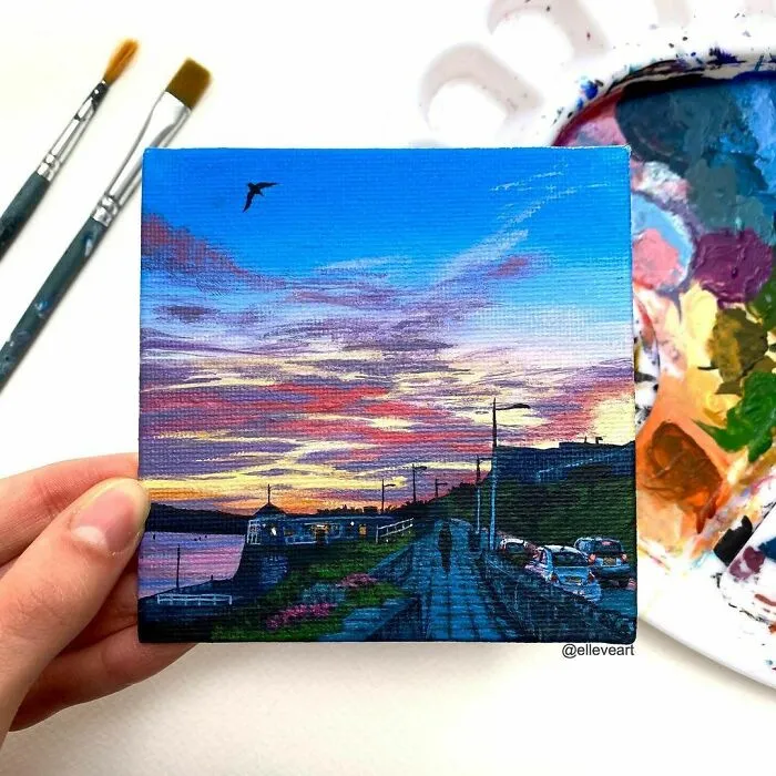 I Create Miniature Paintings Based On Memories And Moments From My Life, Here Are My Best 70 Works