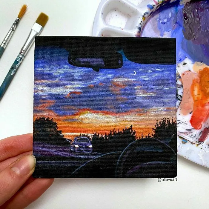 I Create Miniature Paintings Based On Memories And Moments From My Life, Here Are My Best 70 Works