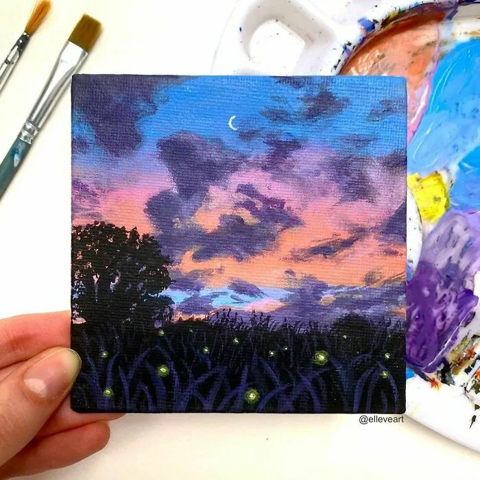I Create Miniature Paintings Based On Memories And Moments From My Life, Here Are My Best 70 Works