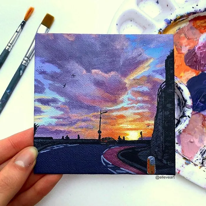 I Create Miniature Paintings Based On Memories And Moments From My Life, Here Are My Best 70 Works