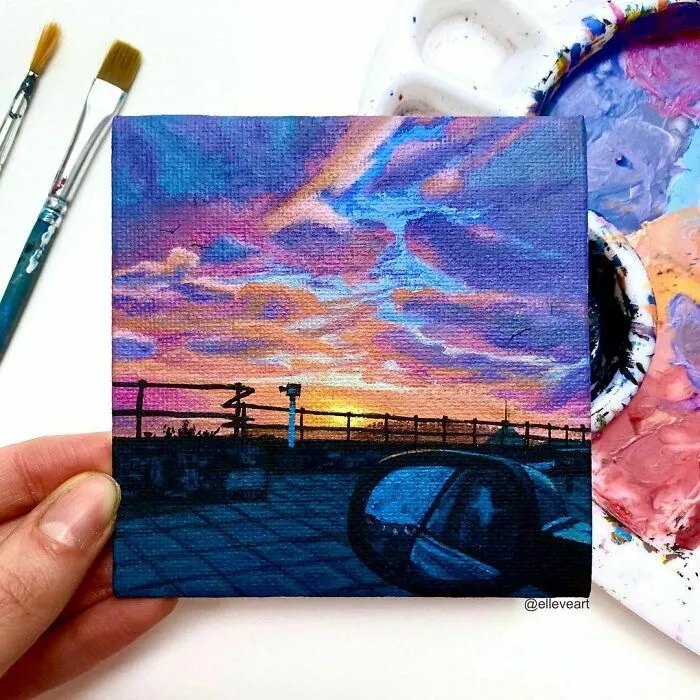 I Create Miniature Paintings Based On Memories And Moments From My Life, Here Are My Best 70 Works