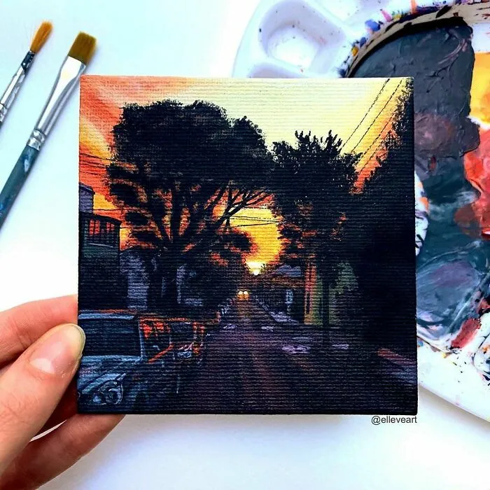 I Create Miniature Paintings Based On Memories And Moments From My Life, Here Are My Best 70 Works