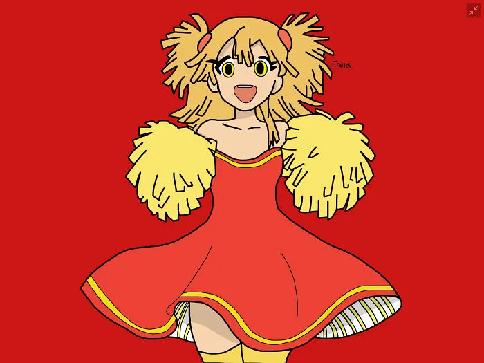 I Had Some Inspiration From The Internet, But Here Is Freia The French Fry Human.