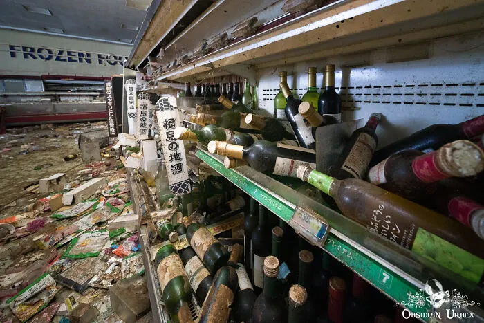Everything On The Shelves Is Covered With Layers Of Dust And Grime