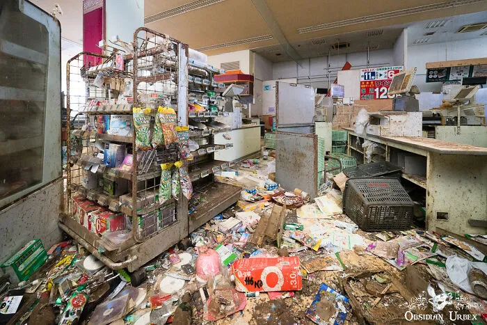 Sweets And Snacks Still Line The Shelves And Racks, Long Passed Their Sell-By Dates