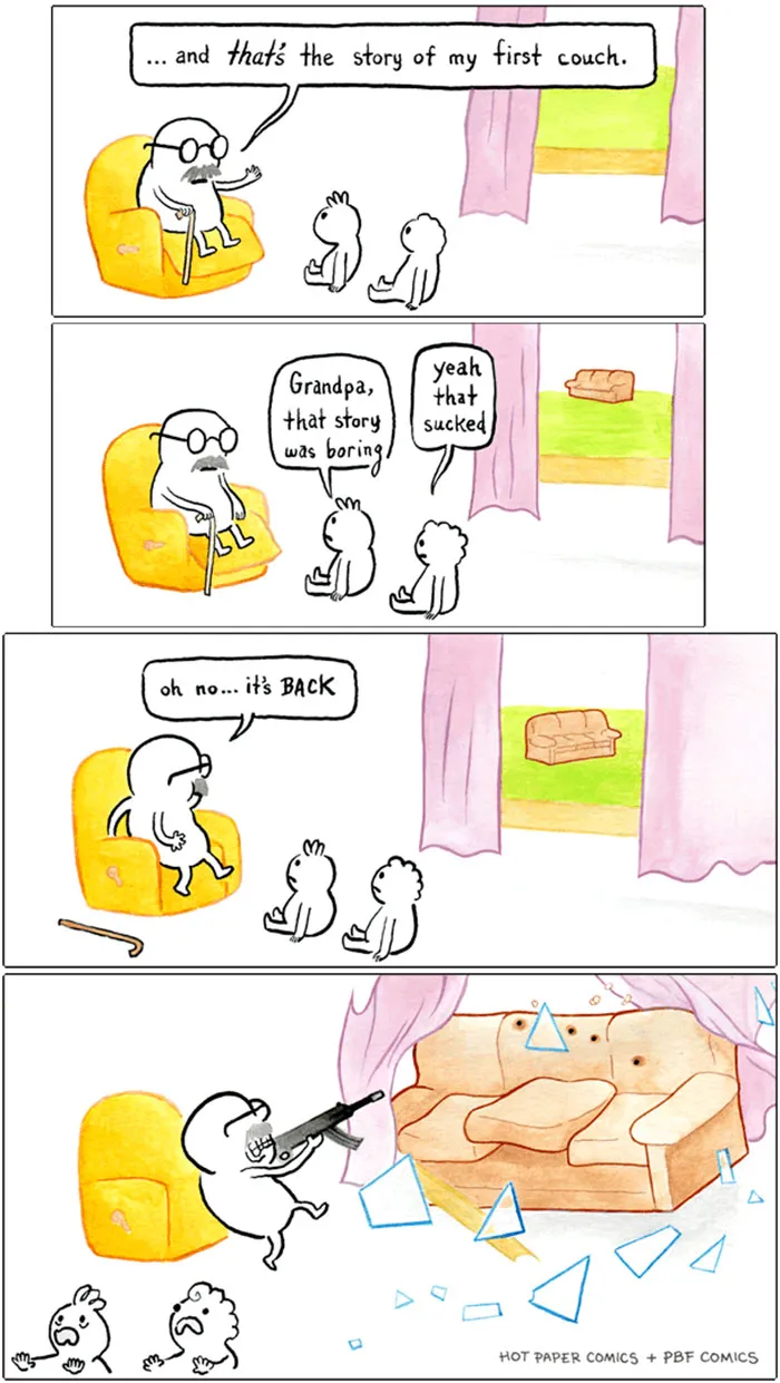 50 More Absurd Dark Humor Comics By 'Perry Bible Fellowship'