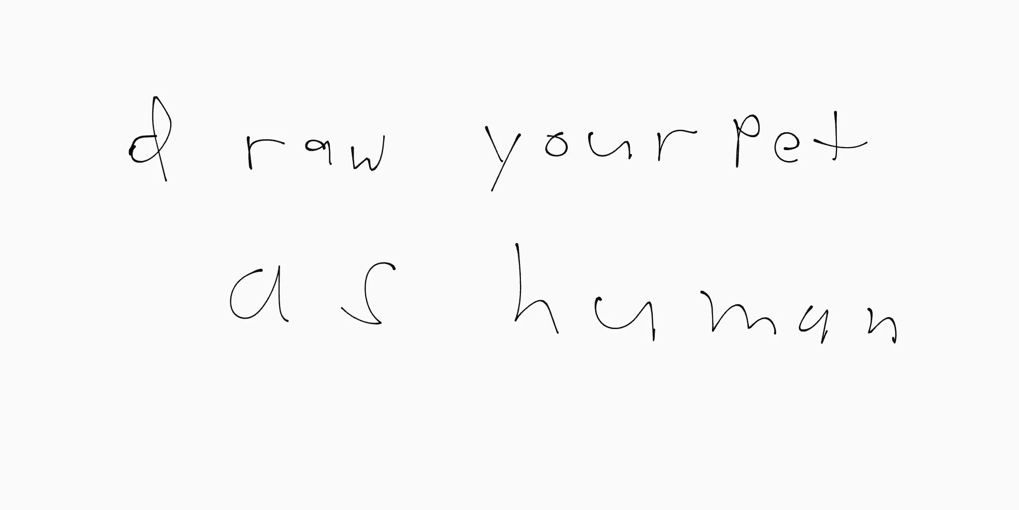 Hey Pandas, Post A Drawing Of What You Think Your Pet Would Look Like As A Human