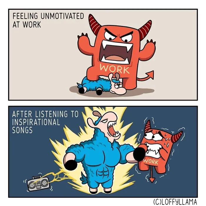 My 45 New Comics About A Blue Llama That Supports His Friends In A Wholesome Way
