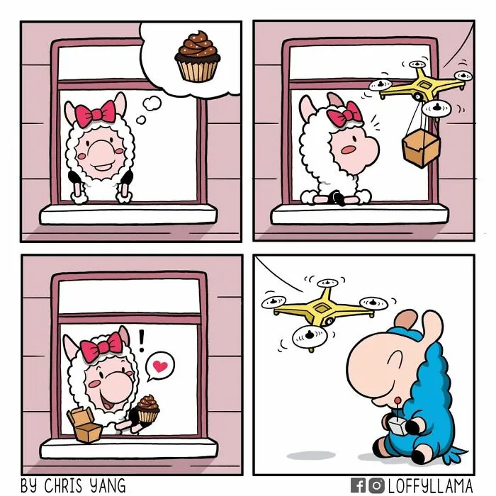 My 45 New Comics About A Blue Llama That Supports His Friends In A Wholesome Way