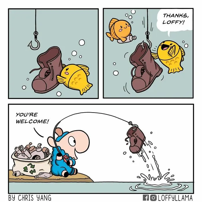 My 45 New Comics About A Blue Llama That Supports His Friends In A Wholesome Way