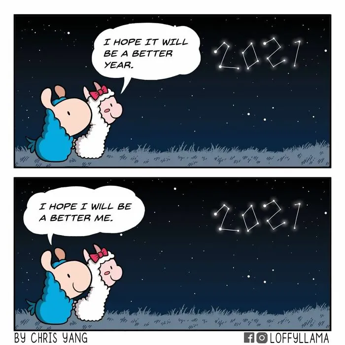 My 45 New Comics About A Blue Llama That Supports His Friends In A Wholesome Way