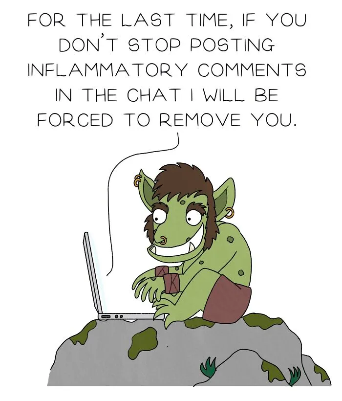 Troll Doing What He Does Best