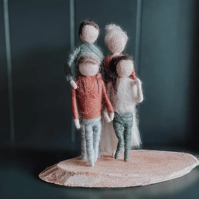 I've Been Creating Heartwarming Wool Families For A Year (40 Pics)
