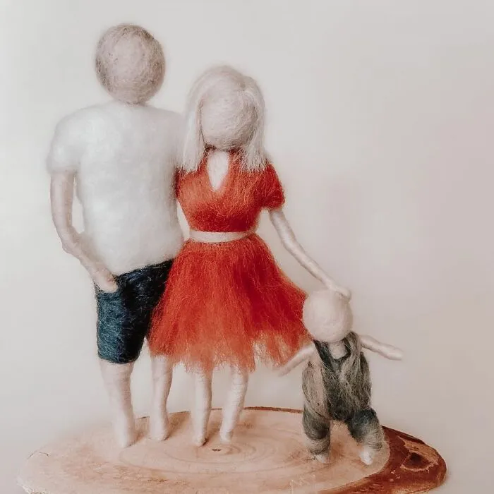I've Been Creating Heartwarming Wool Families For A Year (40 Pics)