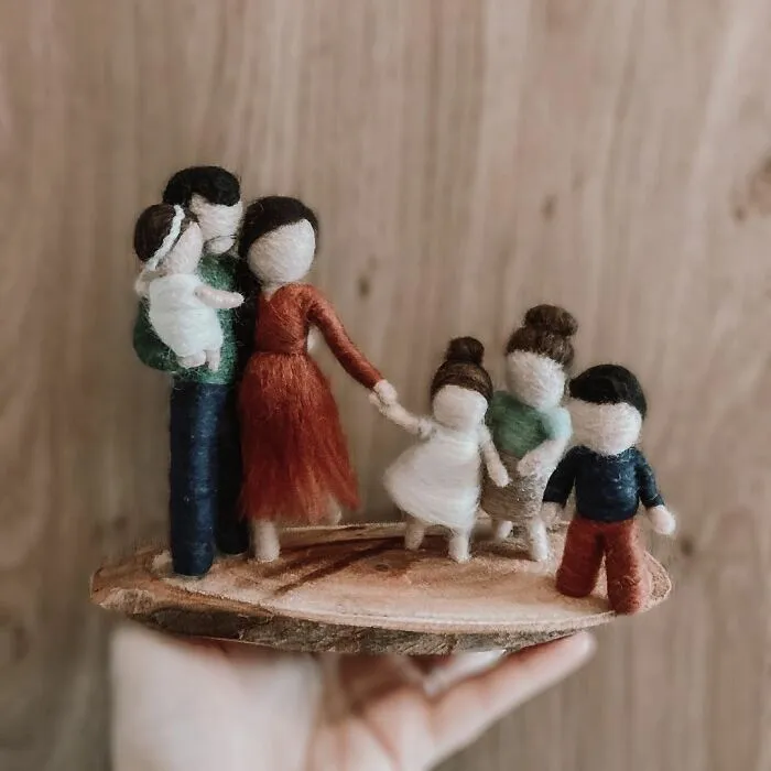 I've Been Creating Heartwarming Wool Families For A Year (40 Pics)