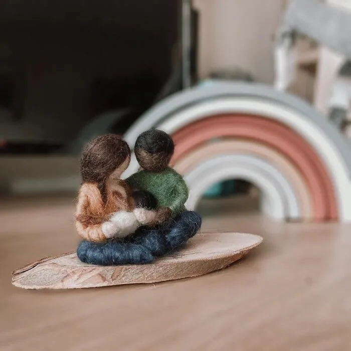 I've Been Creating Heartwarming Wool Families For A Year (40 Pics)