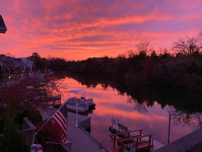 Sunset Off Our Back Deck