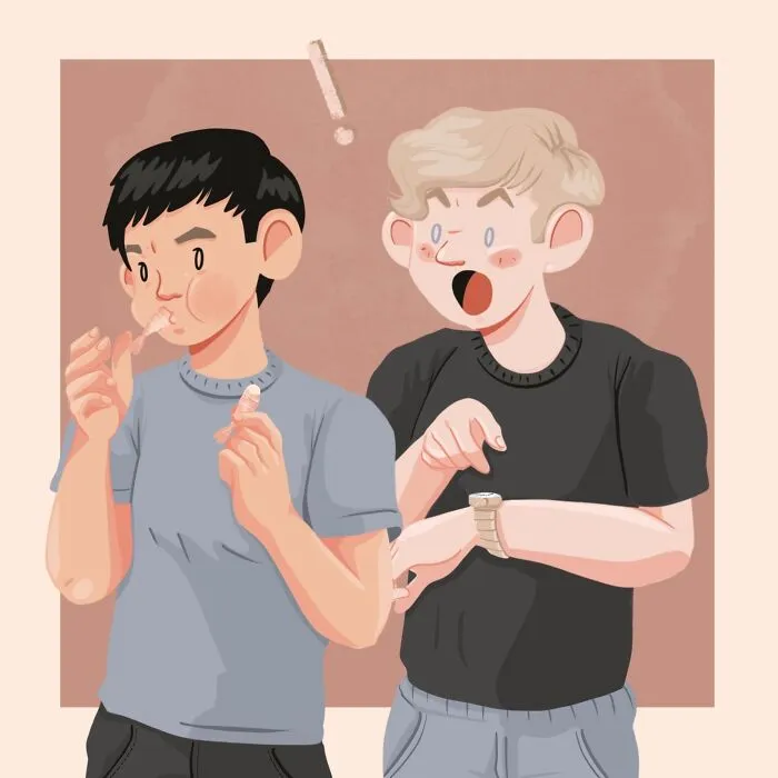Day 65: Snacking On Shrimps Before Going Out For Dinner