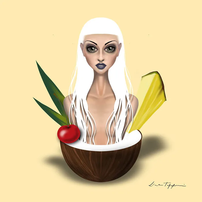 This Artist Dissected Some Yummy Cocktails And Painted Them As Fashionable Body Accessories