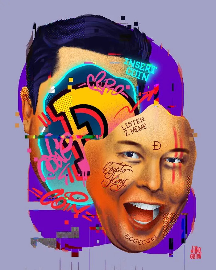 I'm Nitroglitcherin, And Here Are My Digital Mixed Media Portraits