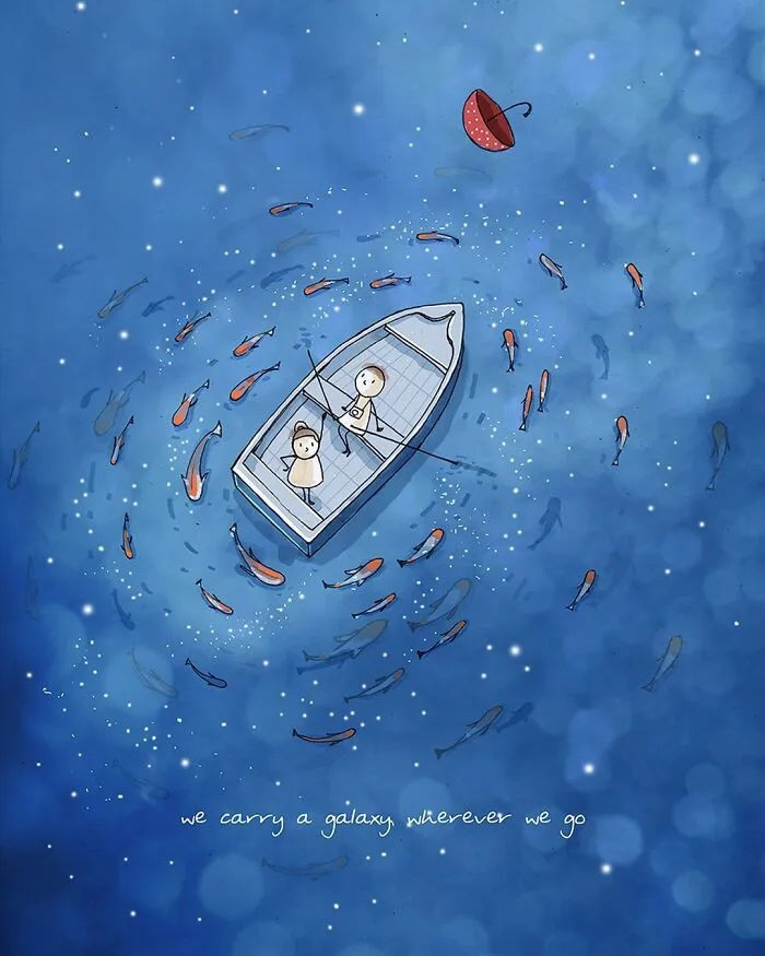 Artist Draws Adorable Illustrations About Love And Life, Here Are 62 Of The Best