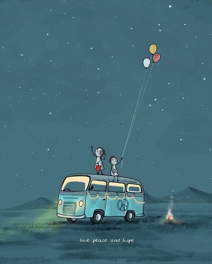 Artist Draws Adorable Illustrations About Love And Life, Here Are 62 Of The Best