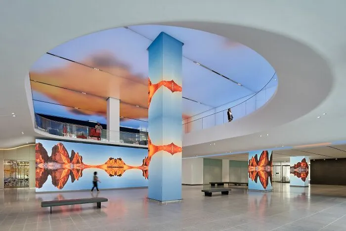 Whitacre Tower Lobby At At&t Discovery District