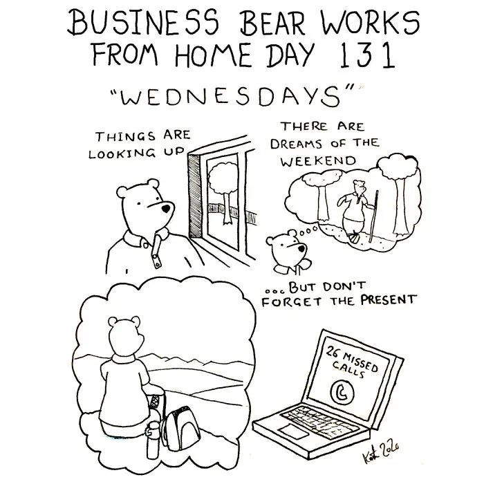 My 58 Comics That Show Silly And Absurd Things I've Experienced Since Working From Home