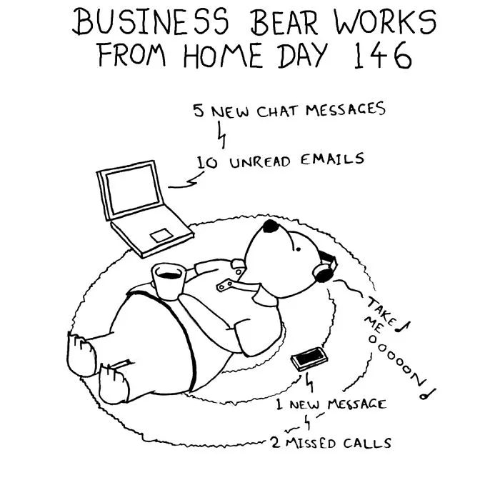 My 58 Comics That Show Silly And Absurd Things I've Experienced Since Working From Home