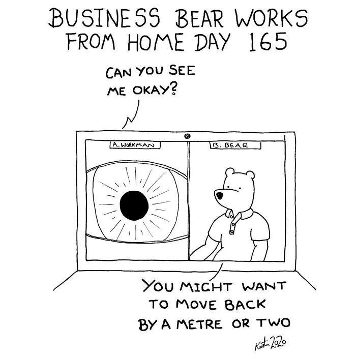 My 58 Comics That Show Silly And Absurd Things I've Experienced Since Working From Home
