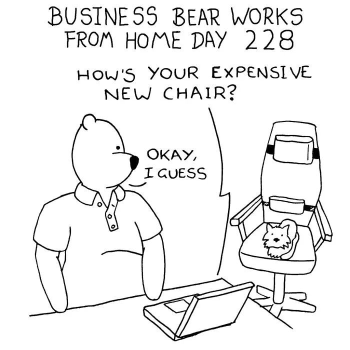 My 58 Comics That Show Silly And Absurd Things I've Experienced Since Working From Home