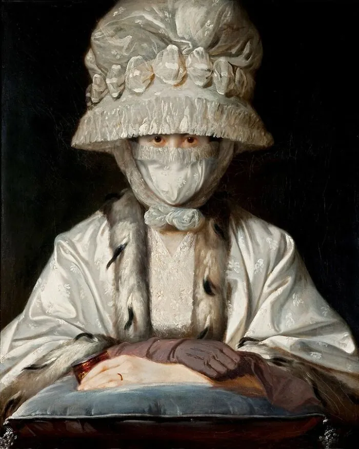 Artist Puts Masks On Classical Paintings, And Instagram Is Loving It (30 Pics)