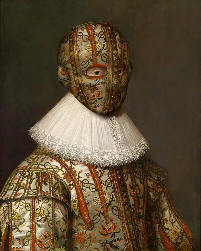 Artist Puts Masks On Classical Paintings, And Instagram Is Loving It (30 Pics)
