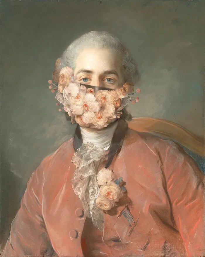 Artist Puts Masks On Classical Paintings, And Instagram Is Loving It (30 Pics)