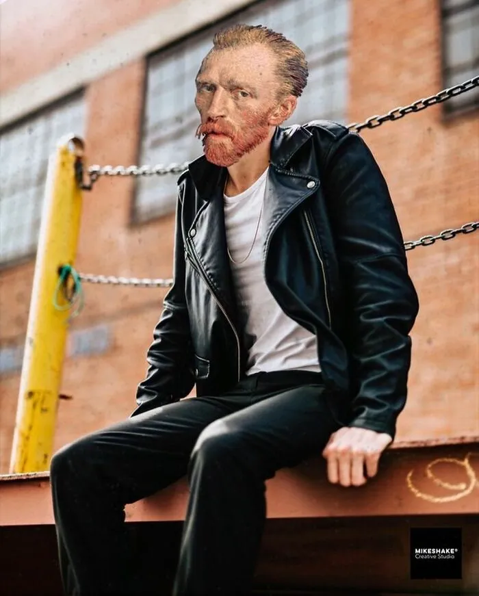 My 57 Photo Manipulations That Put Famous Subjects Of Paintings Out Of The Frame And Into The Modern World