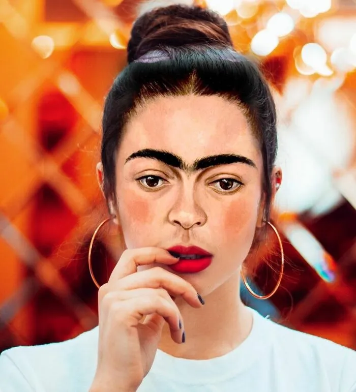 My 57 Photo Manipulations That Put Famous Subjects Of Paintings Out Of The Frame And Into The Modern World