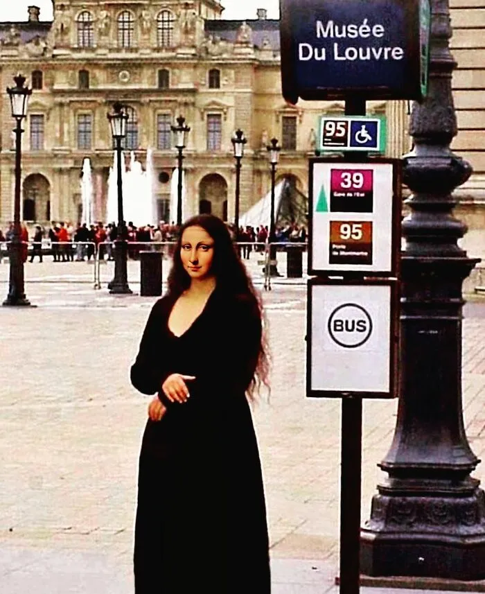 My 57 Photo Manipulations That Put Famous Subjects Of Paintings Out Of The Frame And Into The Modern World