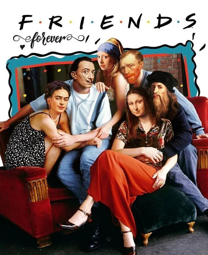 My 57 Photo Manipulations That Put Famous Subjects Of Paintings Out Of The Frame And Into The Modern World