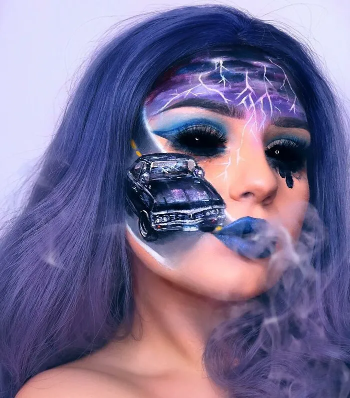 I Use Makeup To Create Art On My Face (107 Pics)