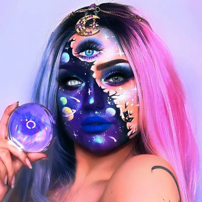 I Use Makeup To Create Art On My Face (107 Pics)