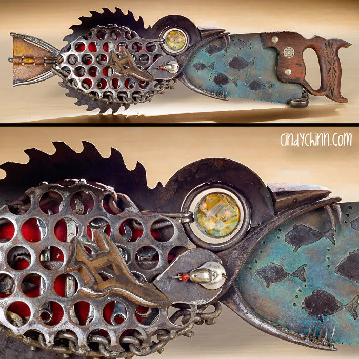 This Sawfish Traveled With Me To Doha, Qatar For A Metal Art Show!