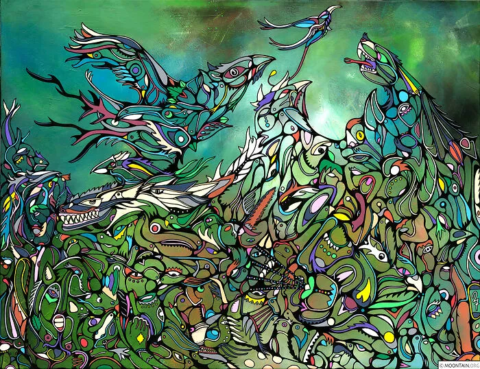 My Paintings Are Full Of Hundreds Of Lives