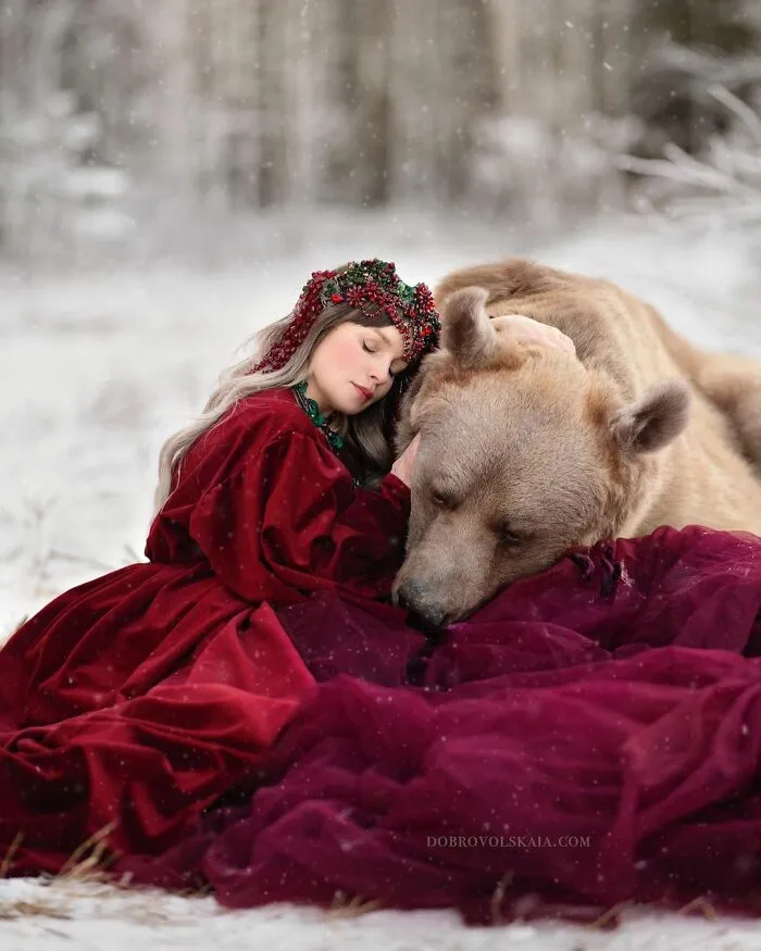 The Incredible Bond Between Animals And People In The Magical Photography Of Anastasiya Dobrovolskaya (40 Pics)