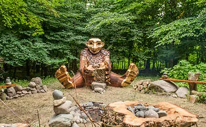 I Hid 10 Giant Troll Sculptures That I Made From Recycled Wood During Quarantine In The Wilderness Of Denmark