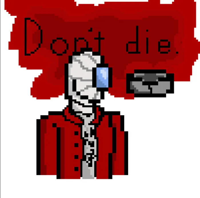 A Pixel Art Of My Nameless Character And His Roomba Friend!